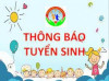 Thông báo tuyển sinh